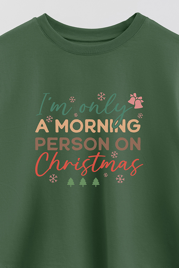 REMERA CROP MORNING PERSON