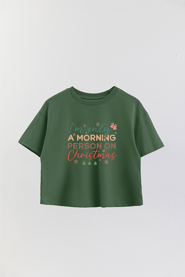 REMERA CROP MORNING PERSON