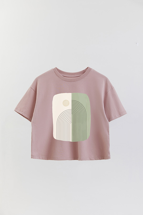 REMERA CROP ESTAMPADA ART 244