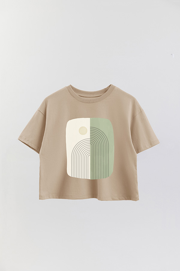 REMERA CROP ESTAMPADA ART 244