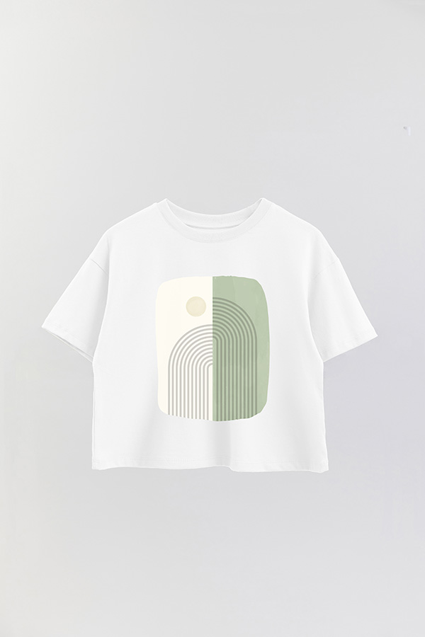 REMERA CROP ESTAMPADA ART 244
