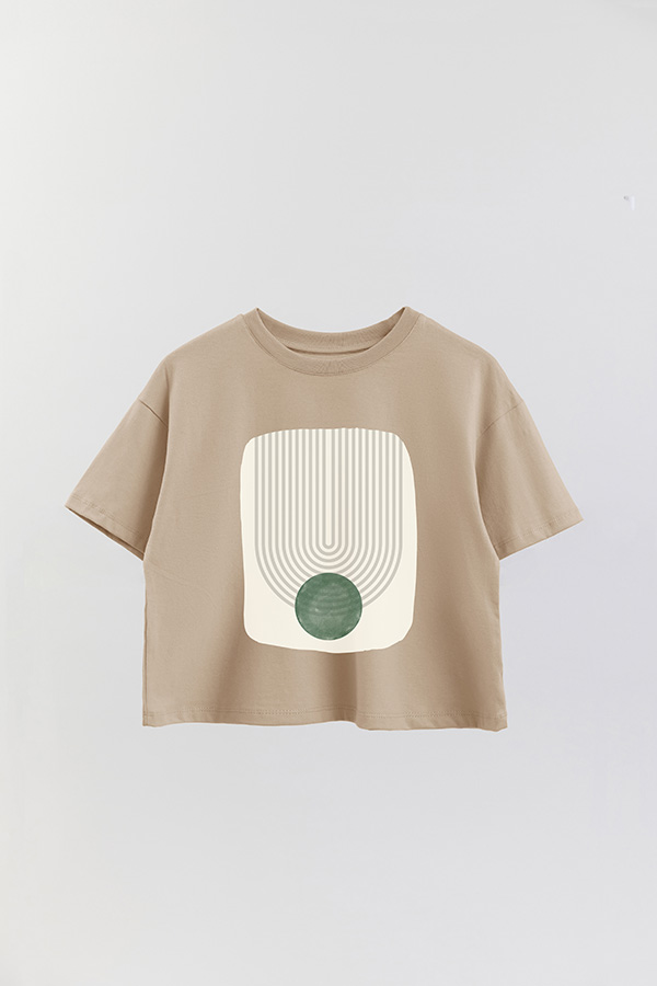 REMERA CROP ESTAMPADA ART 243