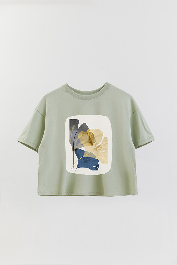 REMERA CROP ESTAMPADA ART 241