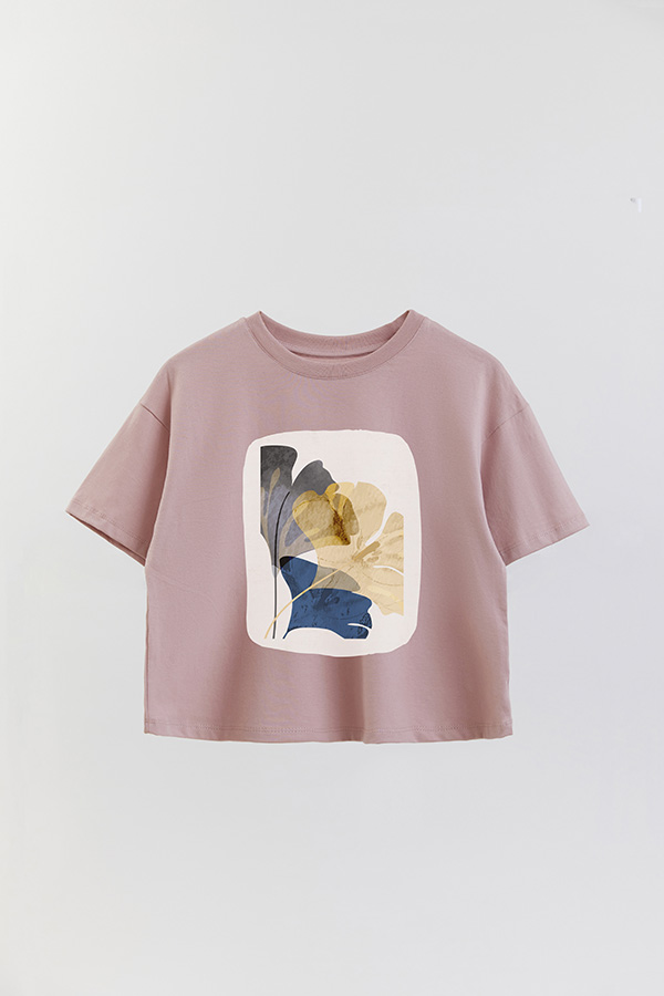 REMERA CROP ESTAMPADA ART 241