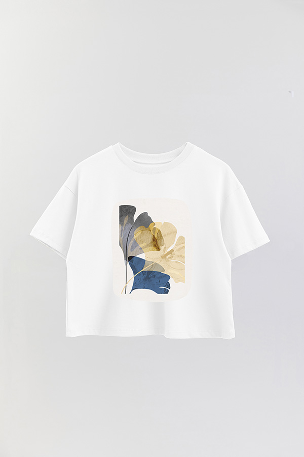 REMERA CROP ESTAMPADA ART 241