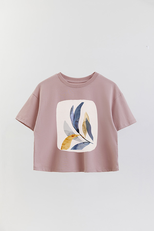 REMERA CROP ESTAMPADA ART 240