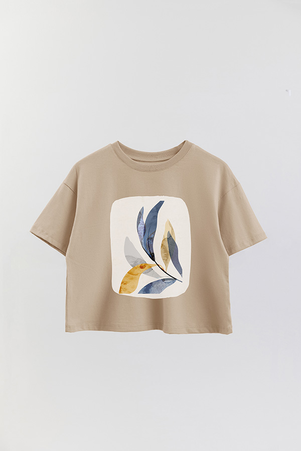 REMERA CROP ESTAMPADA ART 240
