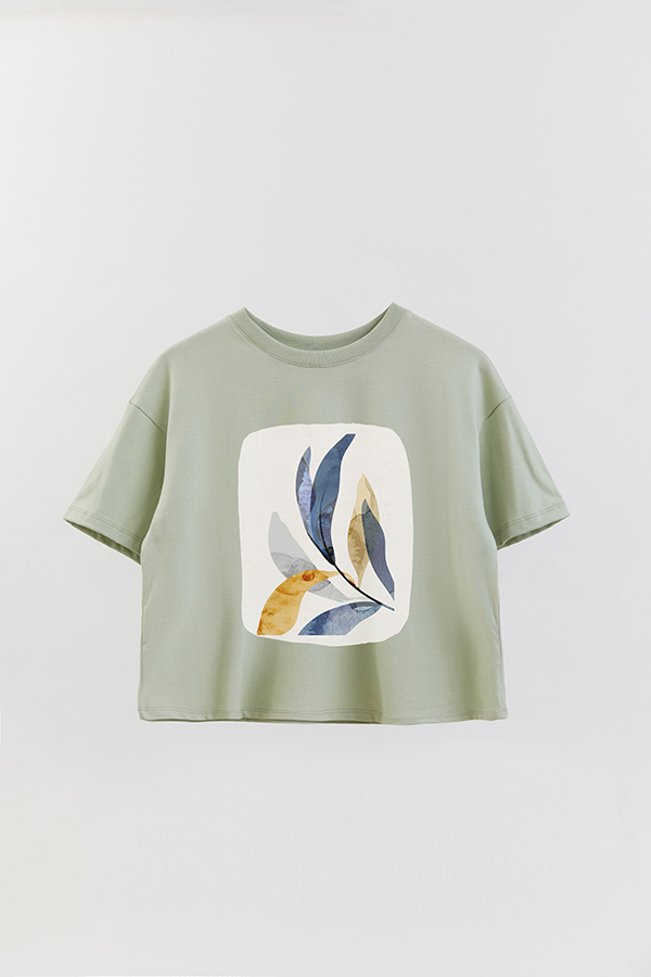 REMERA CROP ESTAMPADA ART 240