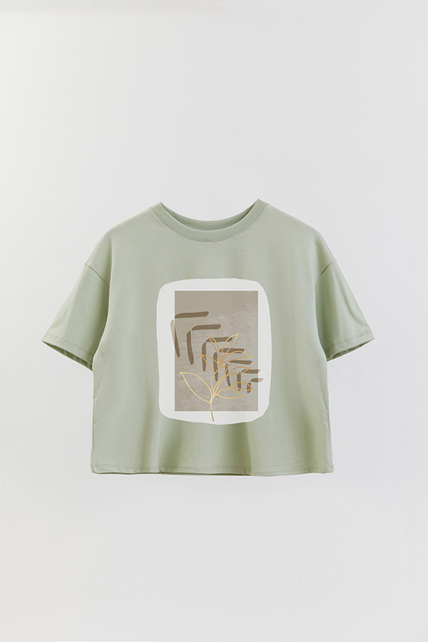 REMERA CROP ESTAMPADA ART 238