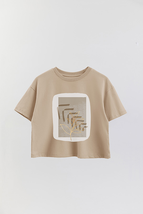 REMERA CROP ESTAMPADA ART 238
