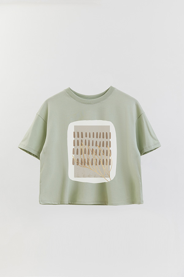 REMERA CROP ESTAMPADA ART 237