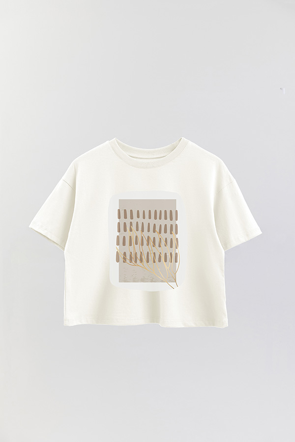 REMERA CROP ESTAMPADA ART 237
