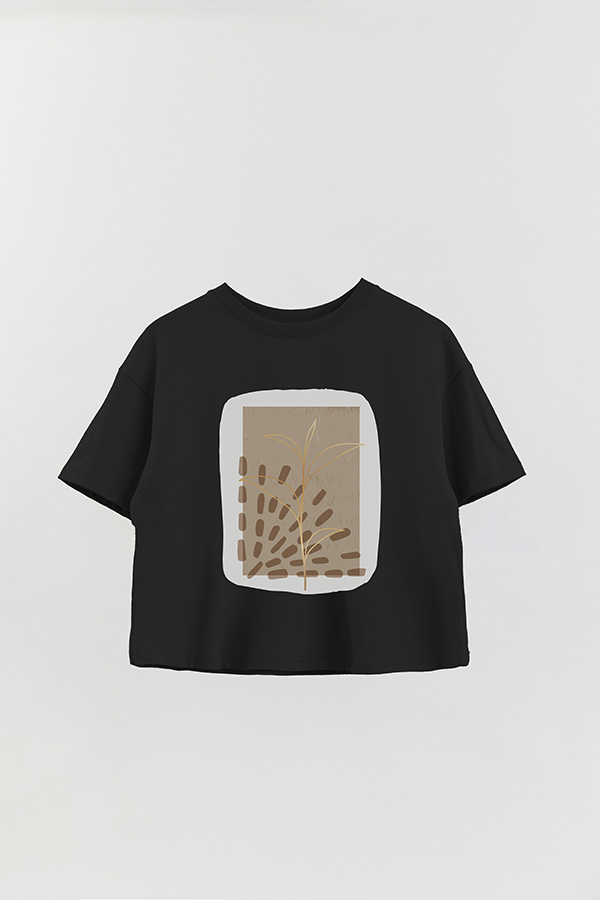 REMERA CROP ESTAMPADA ART 236
