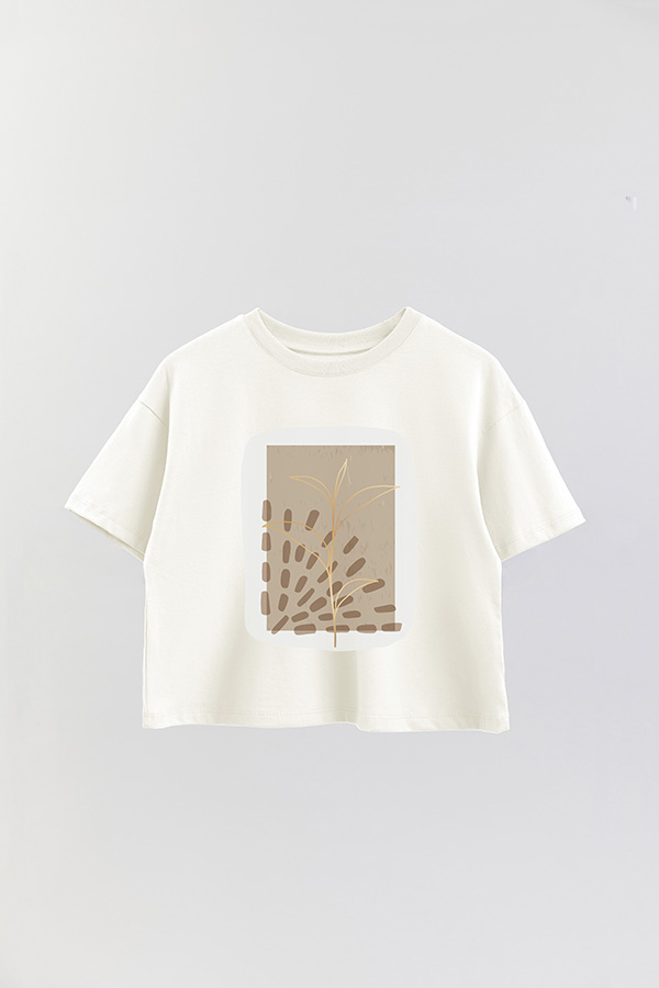 REMERA CROP ESTAMPADA ART 236