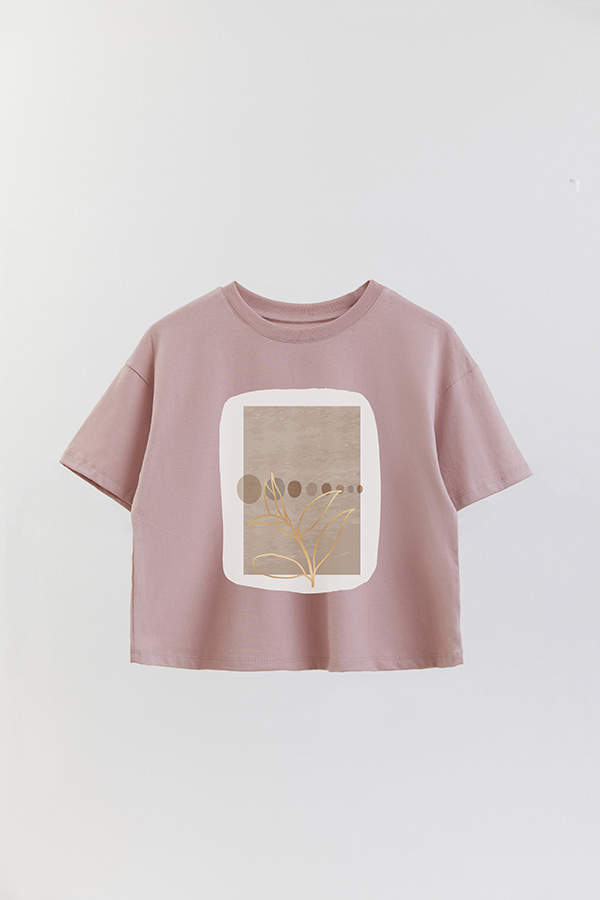 REMERA CROP ESTAMPADA ART 235