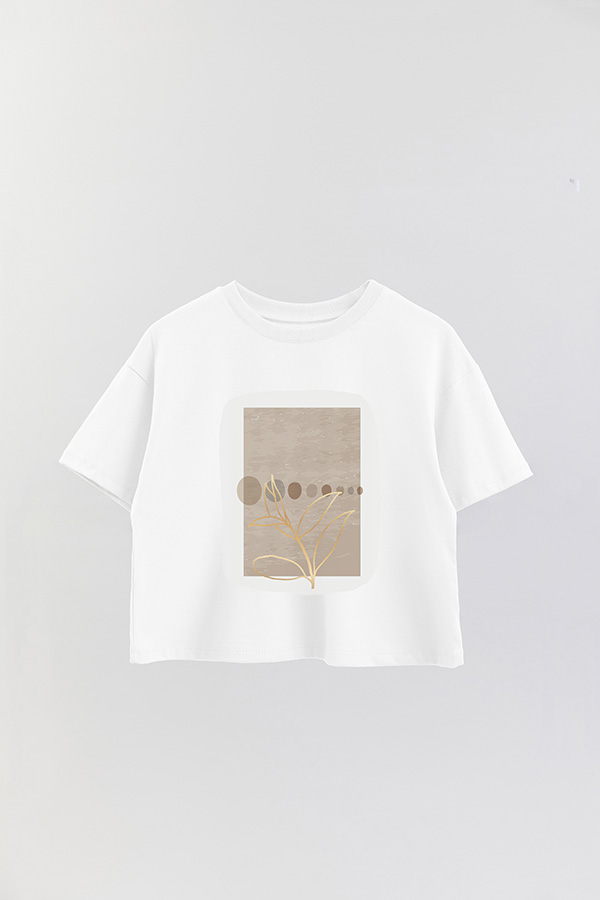 REMERA CROP ESTAMPADA ART 235