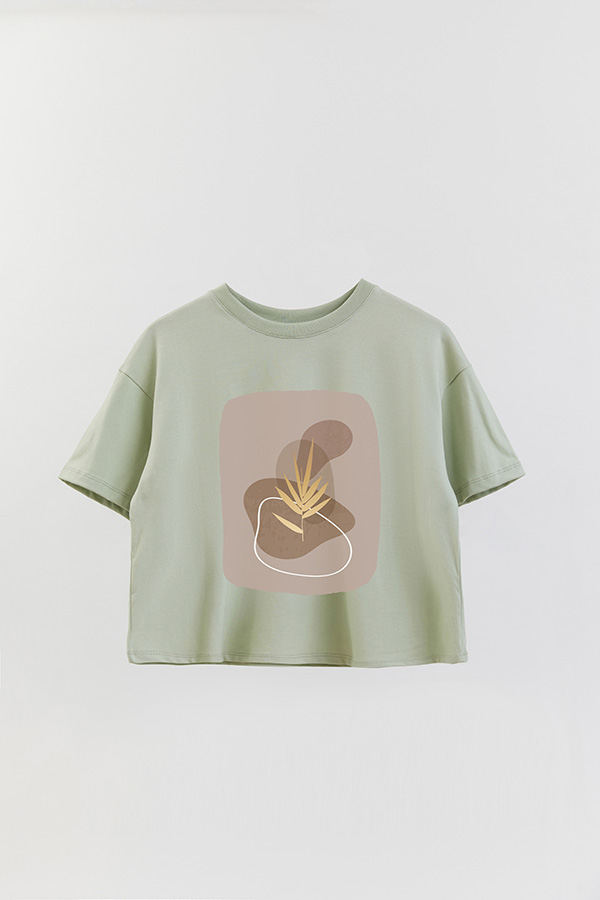 REMERA CROP ESTAMPADA ART 234