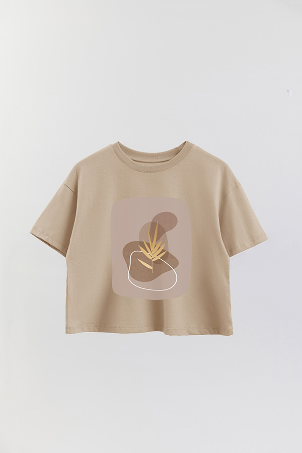 REMERA CROP ESTAMPADA ART 234