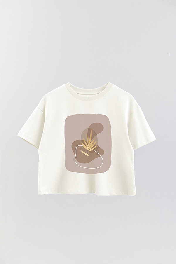 REMERA CROP ESTAMPADA ART 234
