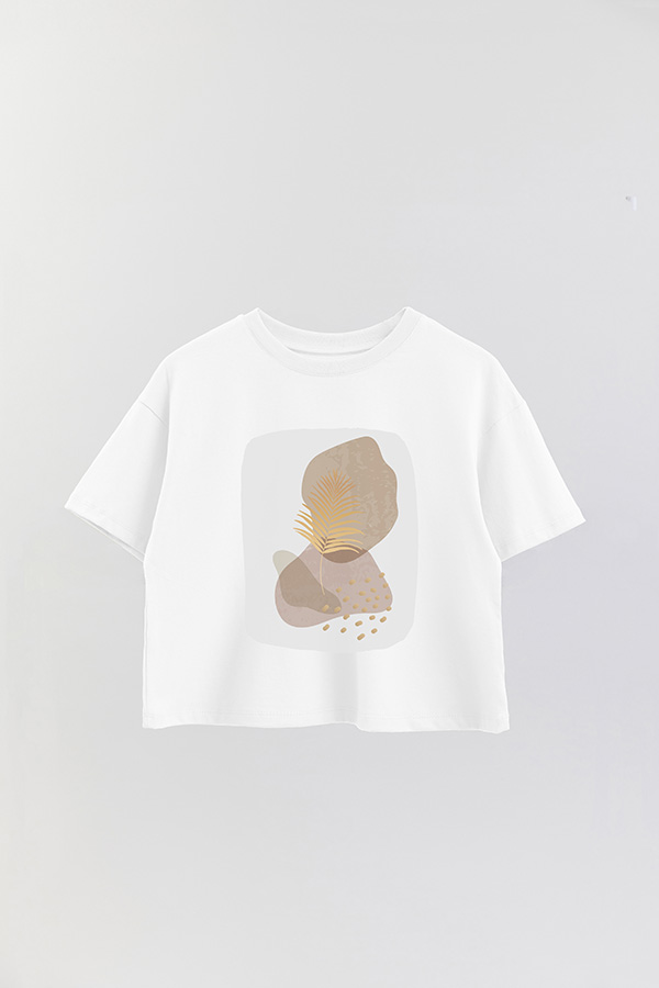 REMERA CROP ESTAMPADA ART 233