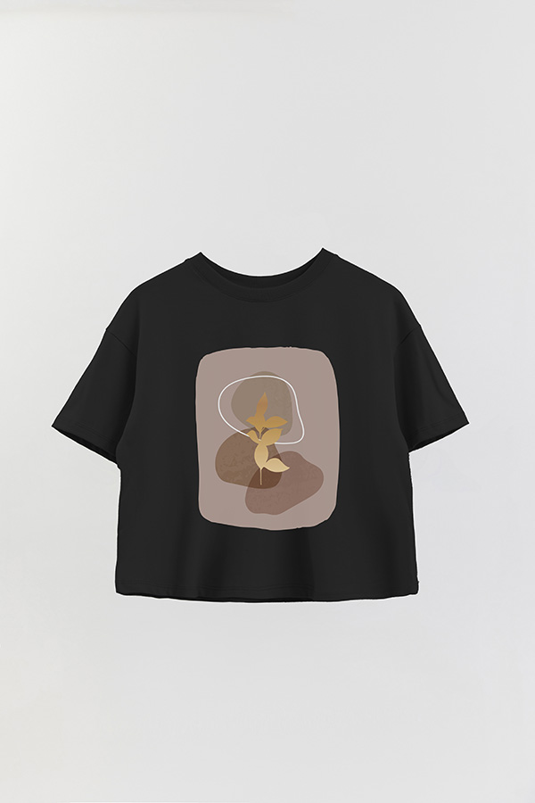 REMERA CROP ESTAMPADA ART 232