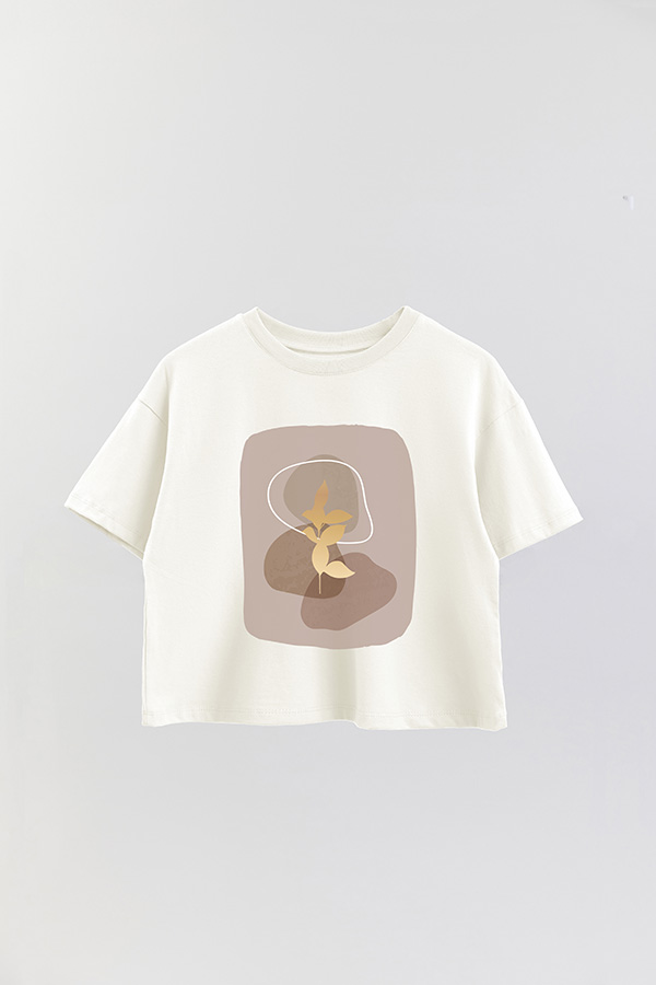 REMERA CROP ESTAMPADA ART 232