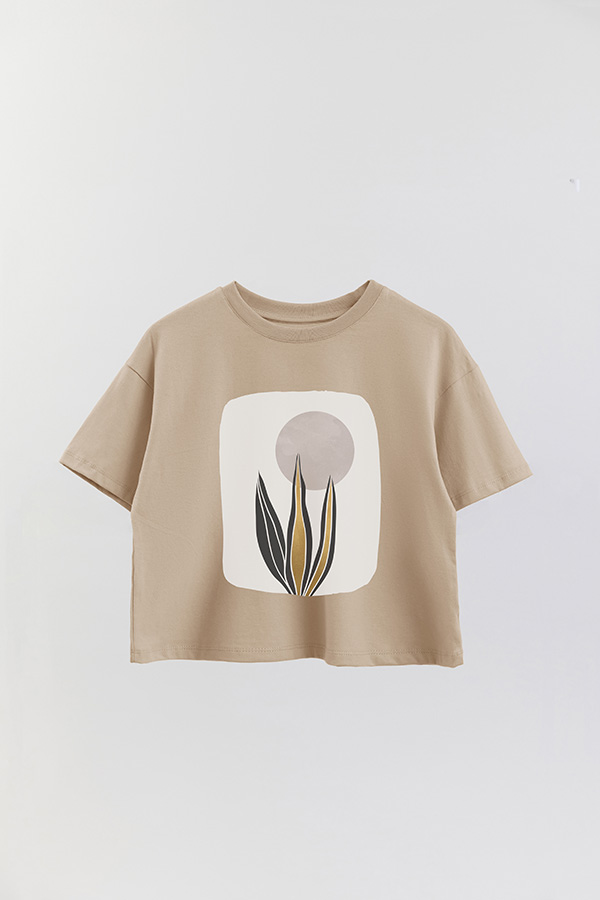 REMERA CROP ESTAMPADA ART 230