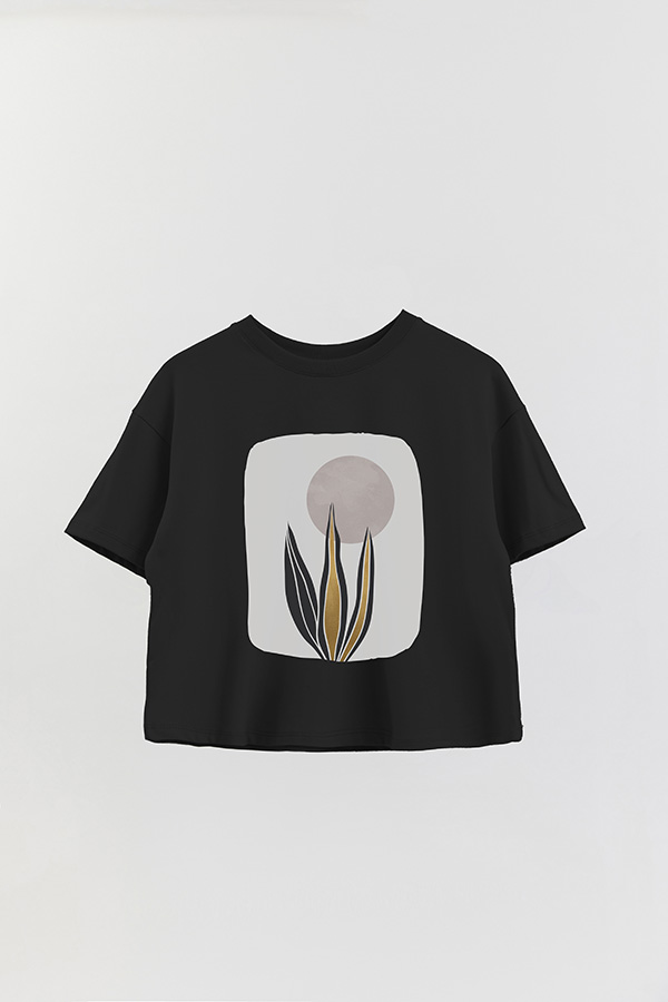REMERA CROP ESTAMPADA ART 230