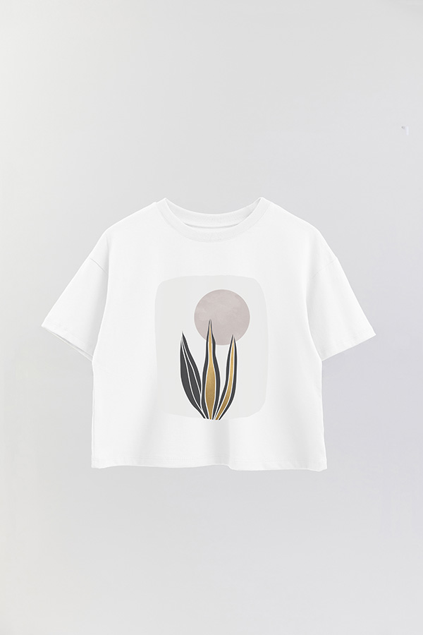 REMERA CROP ESTAMPADA ART 230