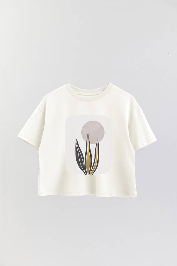 REMERA CROP ESTAMPADA ART 230