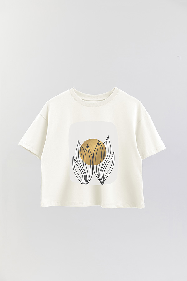 REMERA CROP ESTAMPADA ART 229