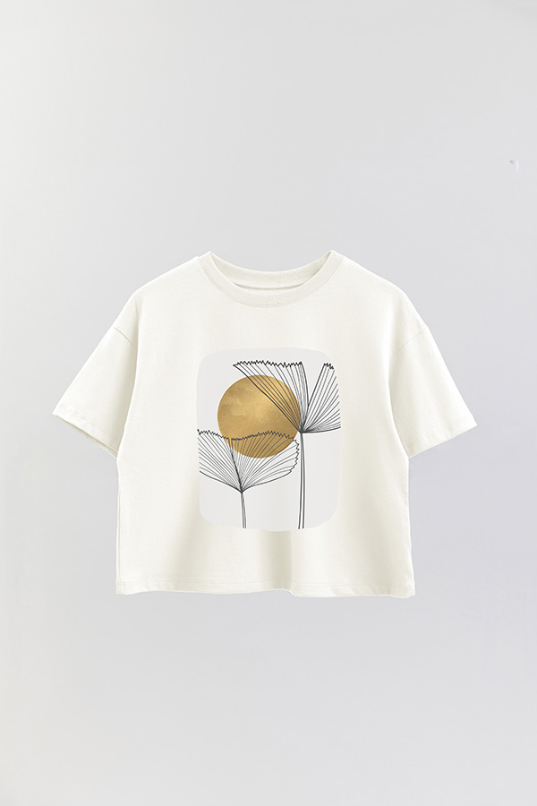 REMERA CROP ESTAMPADA ART 228