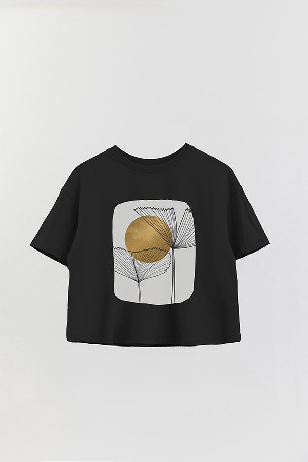 REMERA CROP ESTAMPADA ART 228