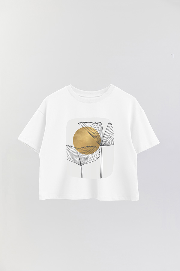 REMERA CROP ESTAMPADA ART 228
