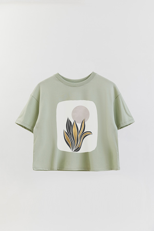 REMERA CROP ESTAMPADA ART 227