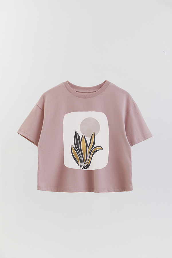 REMERA CROP ESTAMPADA ART 227