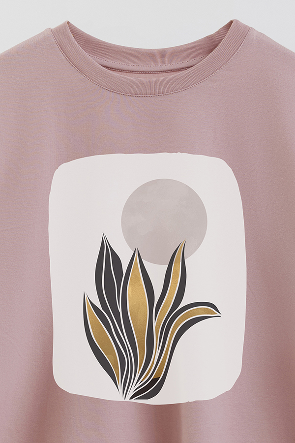 REMERA CROP ESTAMPADA ART 227