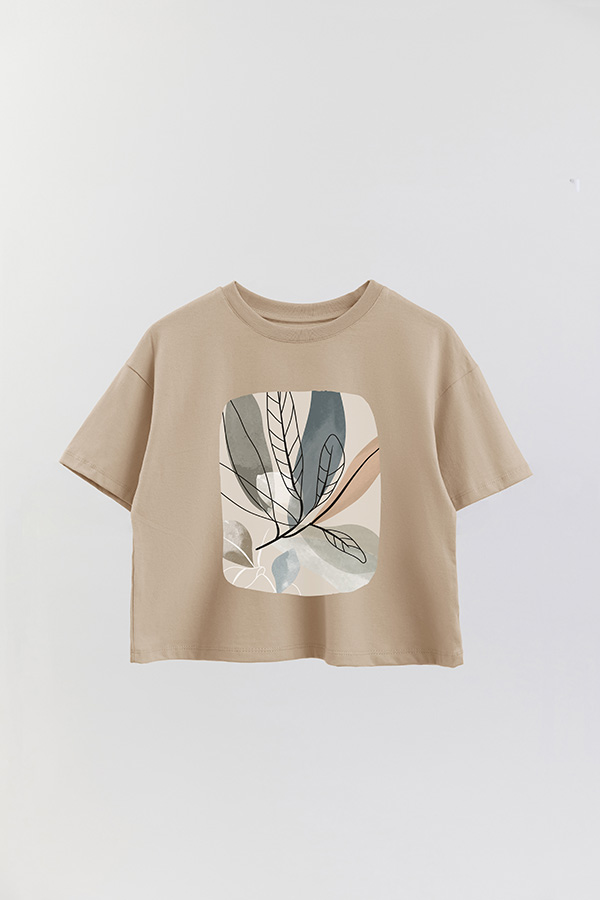 REMERA CROP ESTAMPADA ART 226