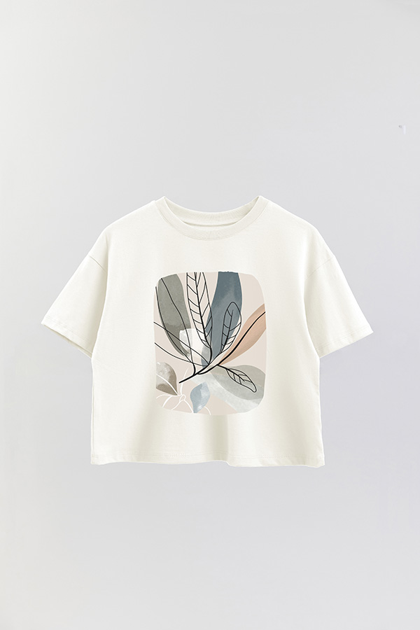 REMERA CROP ESTAMPADA ART 226