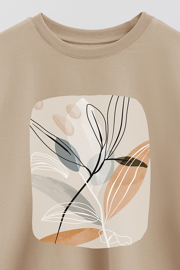 REMERA CROP ESTAMPADA ART 225