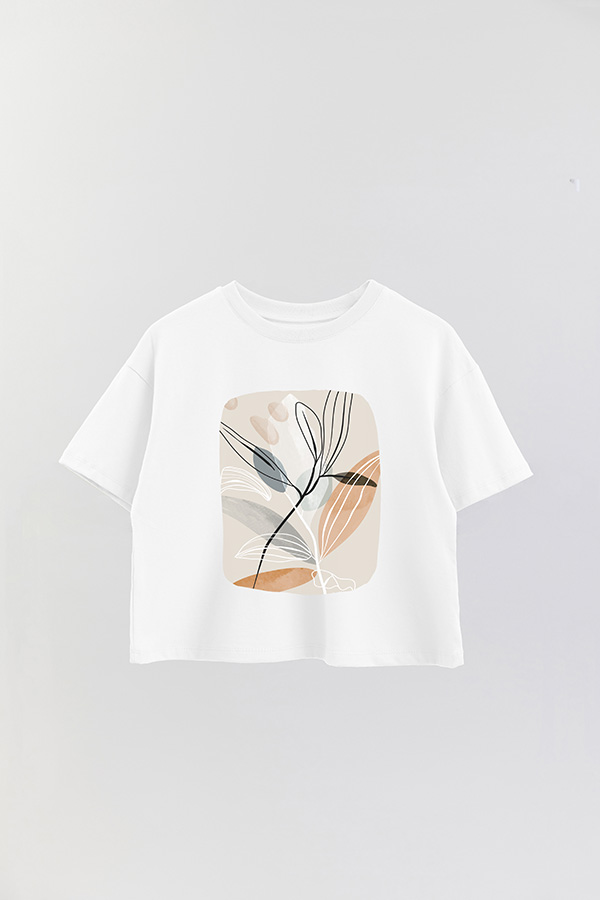 REMERA CROP ESTAMPADA ART 225