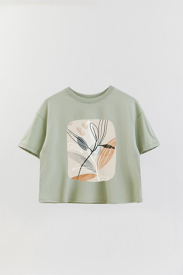 REMERA CROP ESTAMPADA ART 225
