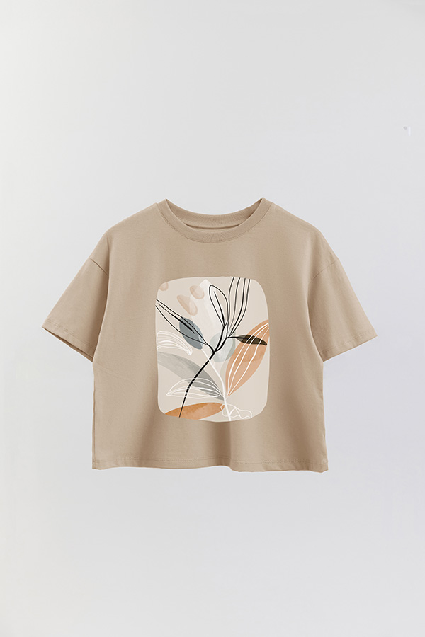 REMERA CROP ESTAMPADA ART 225