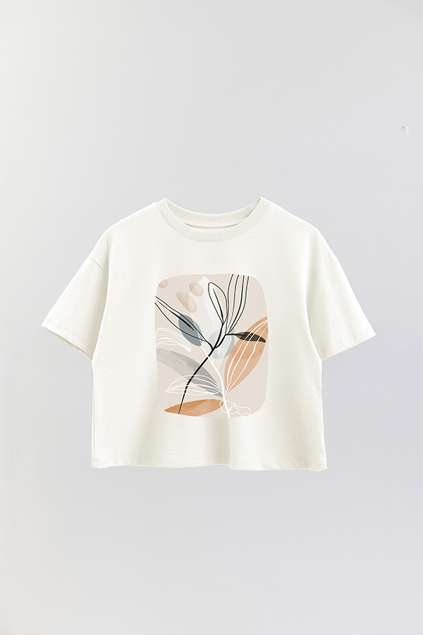 REMERA CROP ESTAMPADA ART 225