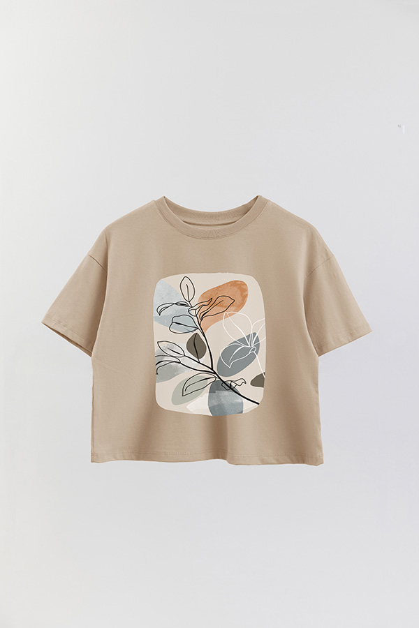 REMERA CROP ESTAMPADA ART 224