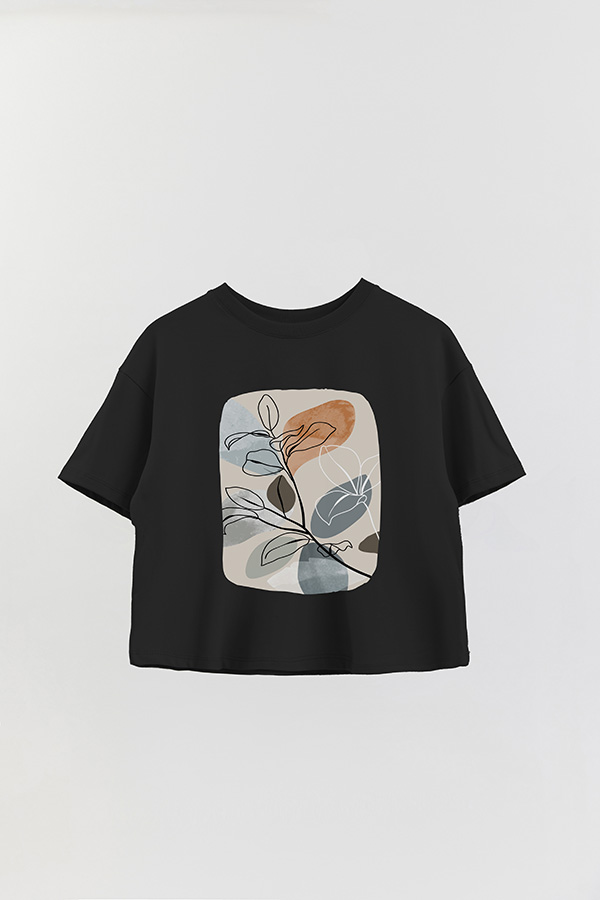 REMERA CROP ESTAMPADA ART 224
