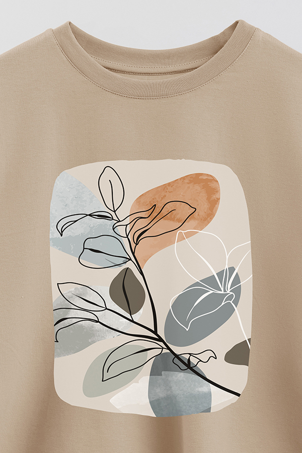 REMERA CROP ESTAMPADA ART 224