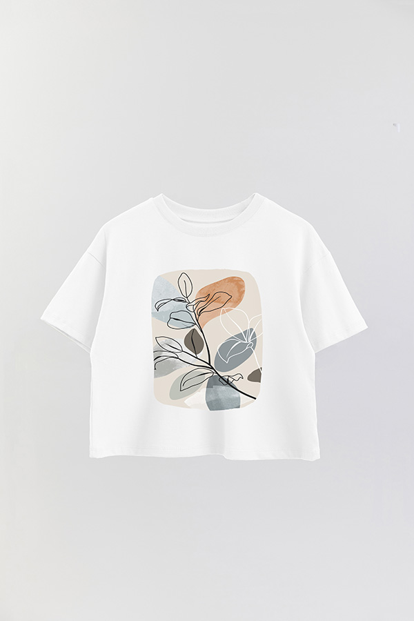 REMERA CROP ESTAMPADA ART 224