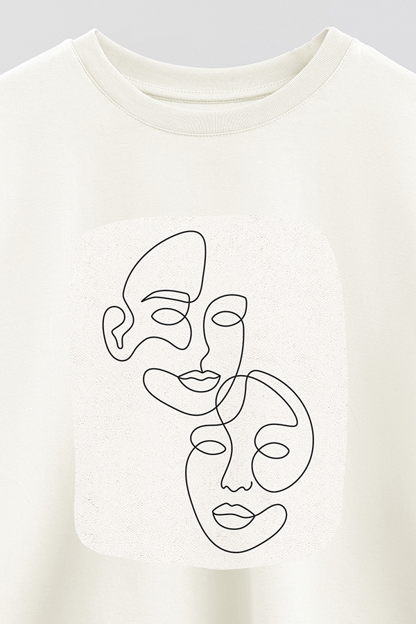 REMERA CROP ESTAMPADA ART 222