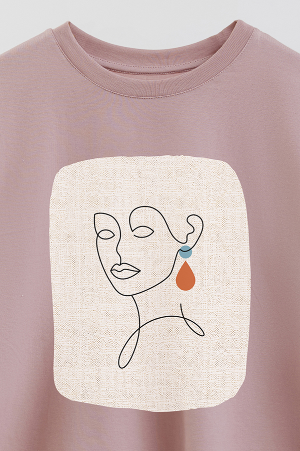 REMERA CROP ESTAMPADA ART 221